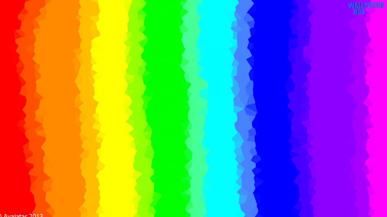 Glitched rainbow wallpaper 1600x900