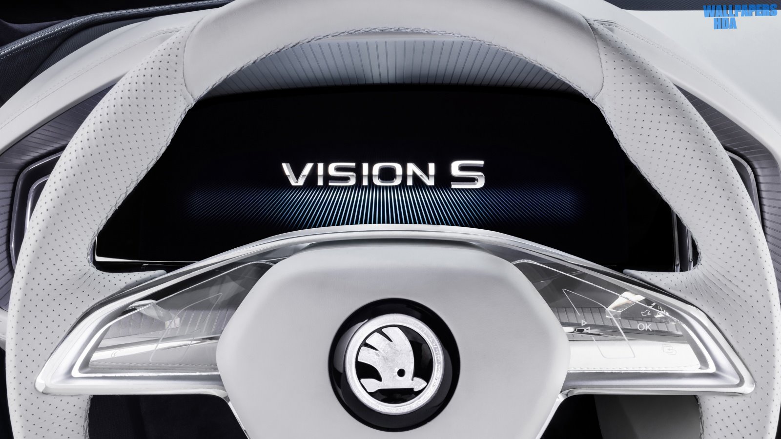 Skoda vision s logo 1600x900